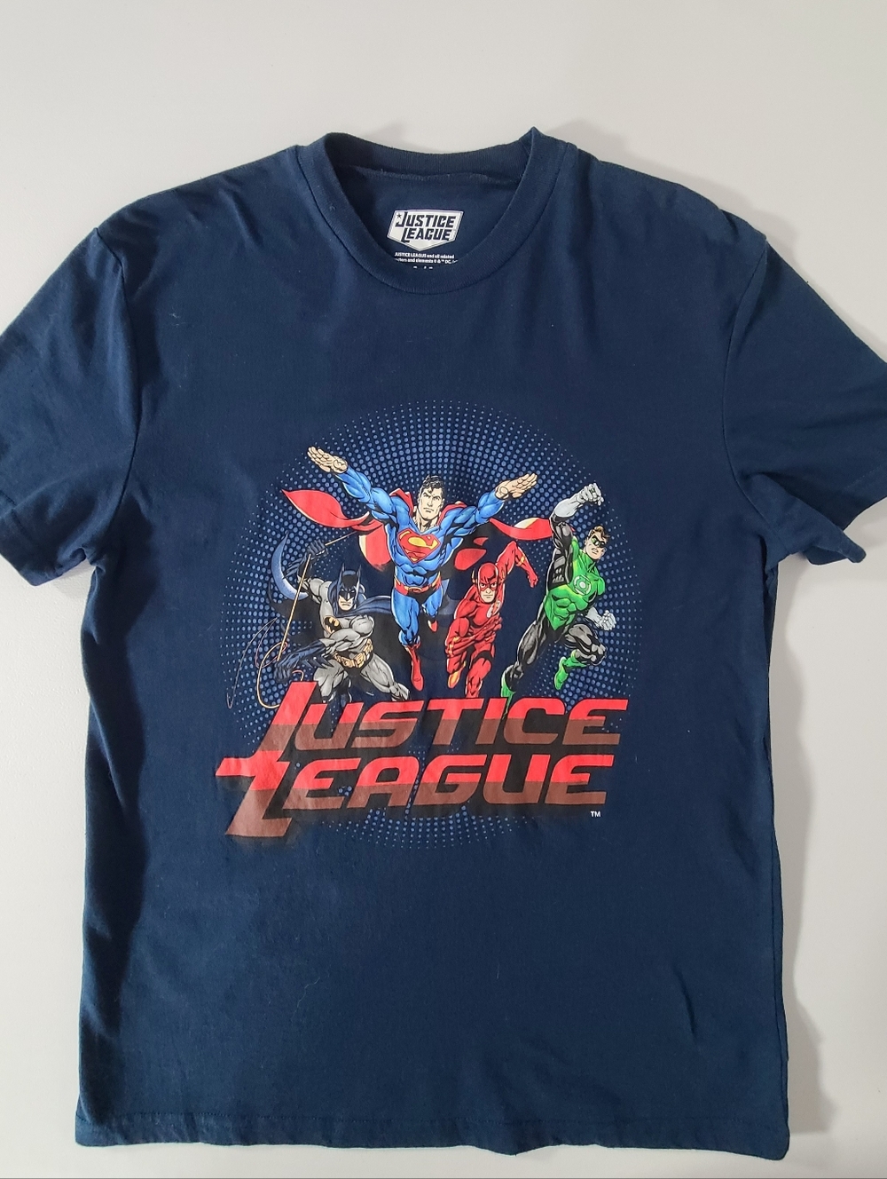 DC Justice League Heroes Graphic Tee Medium - Boys Men Unisex
